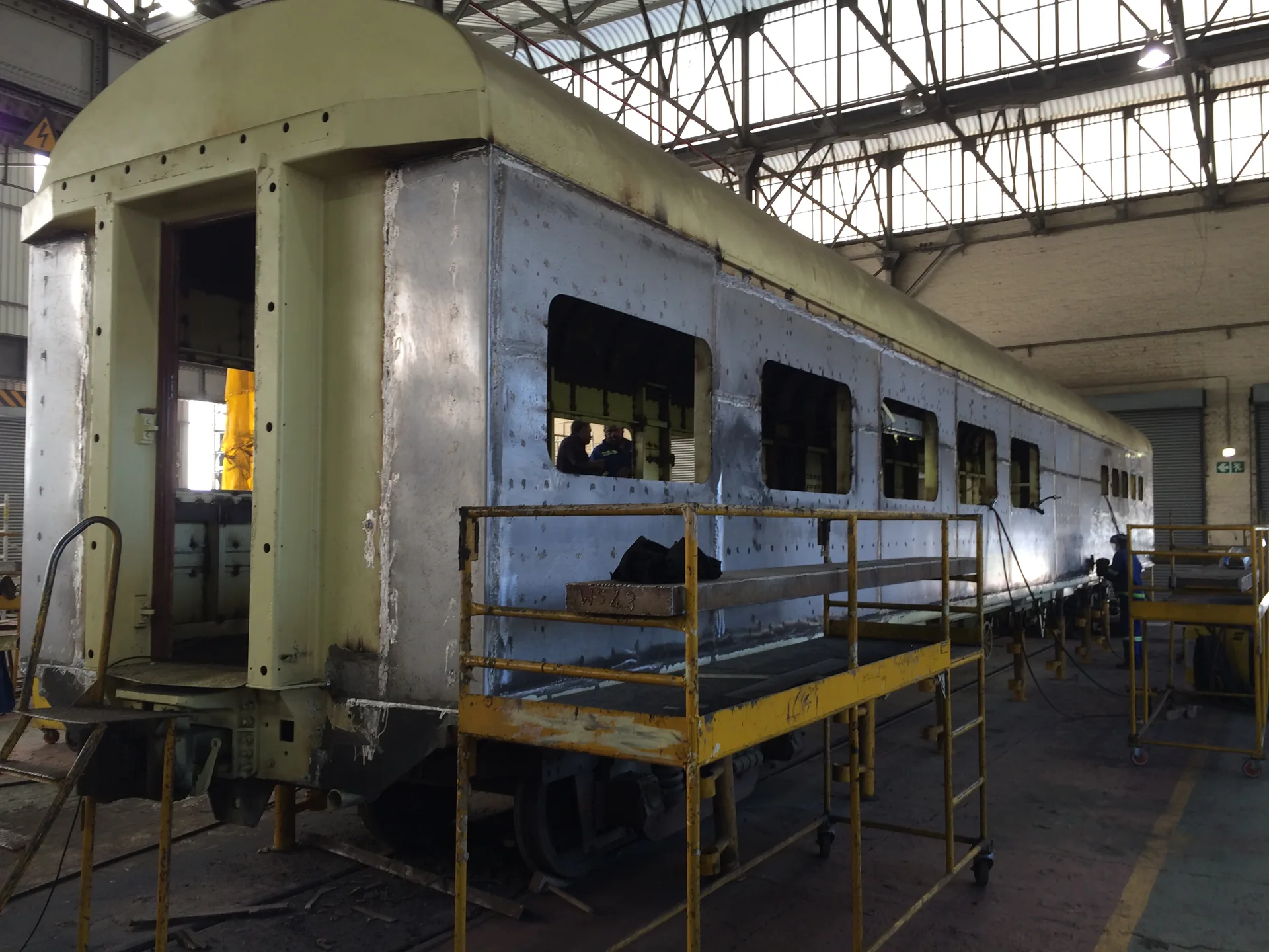 Stripped shell scaffolding