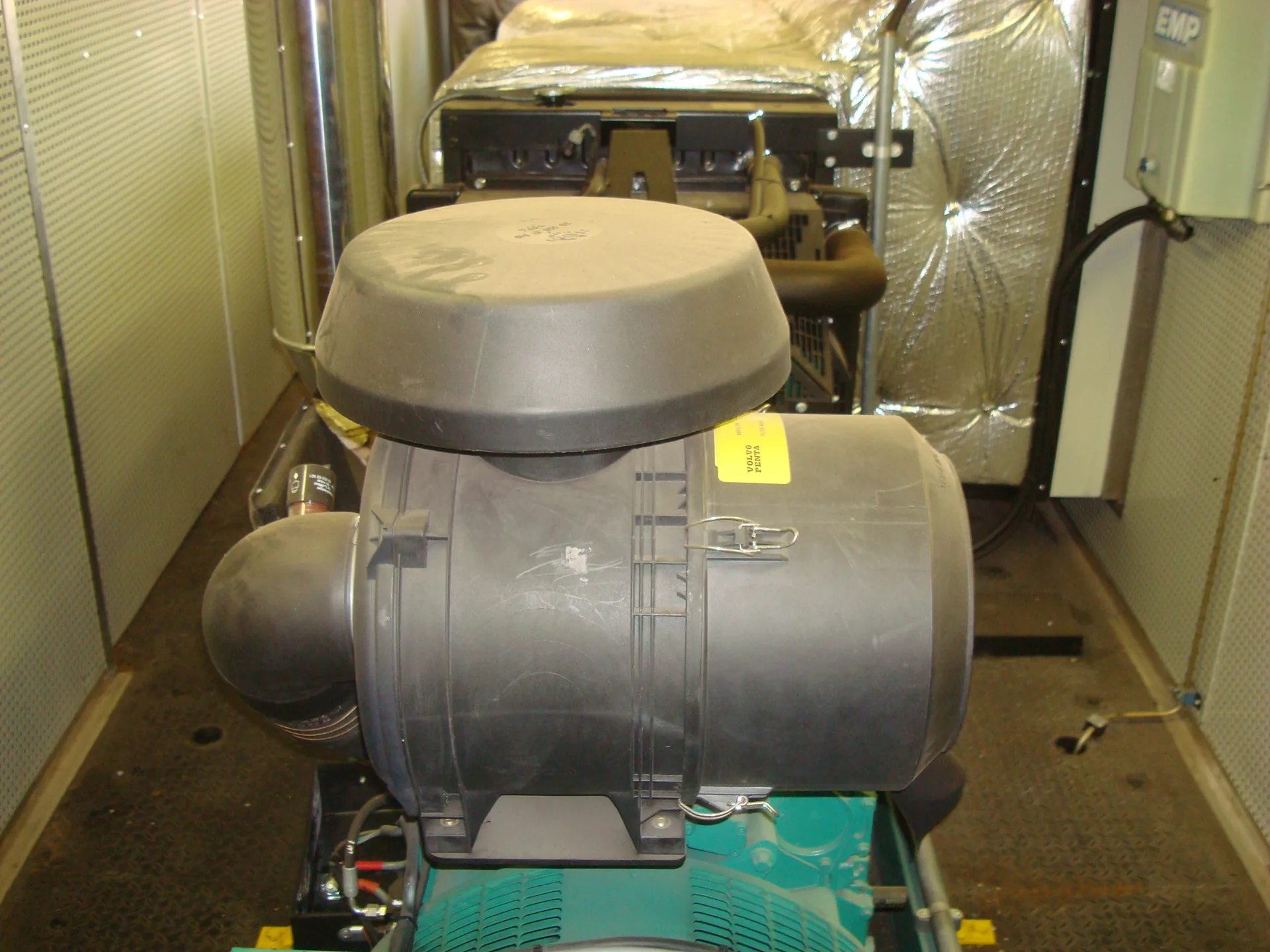 Generator alternator end