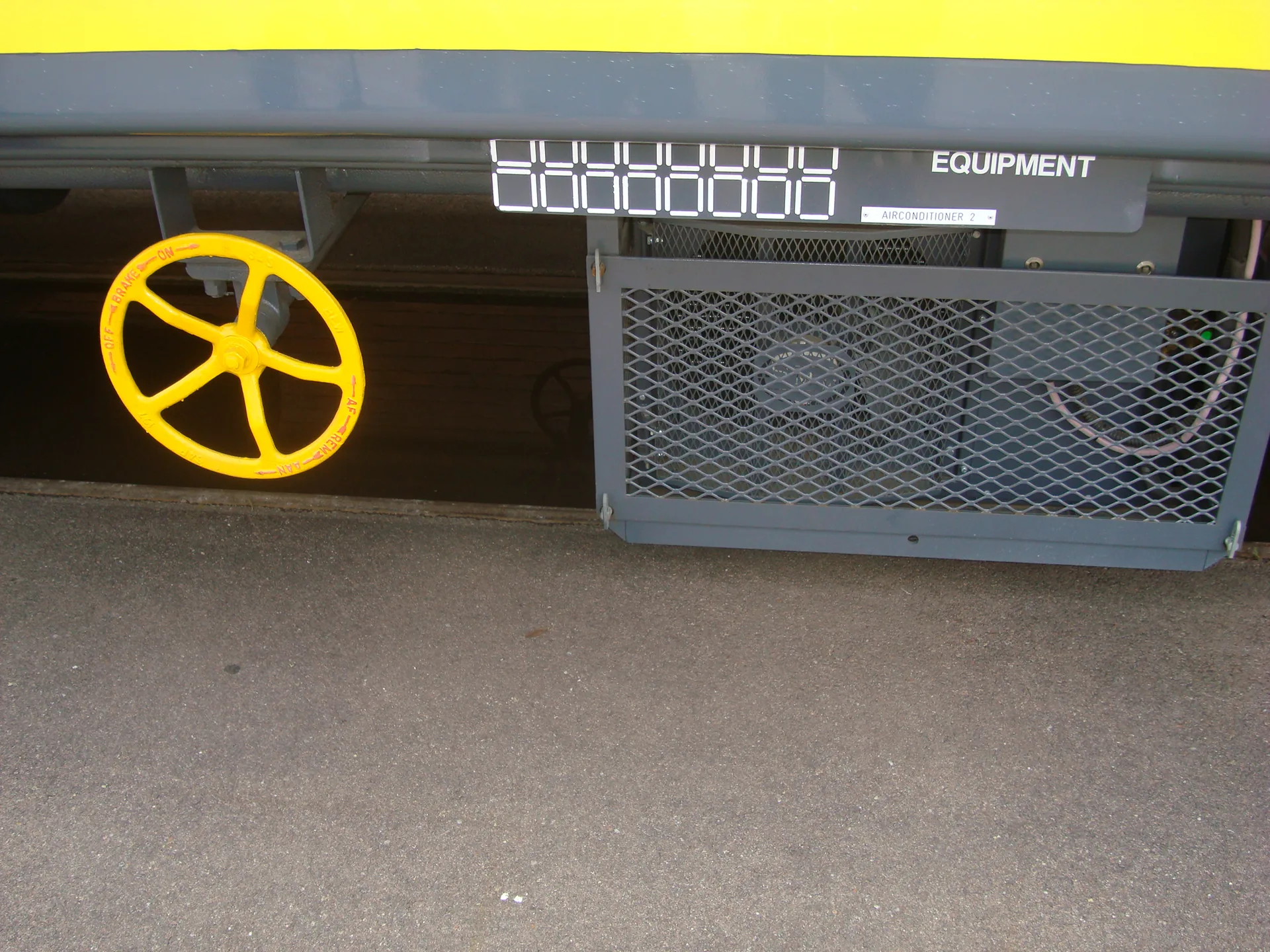 Equipment bay brake wheel AC