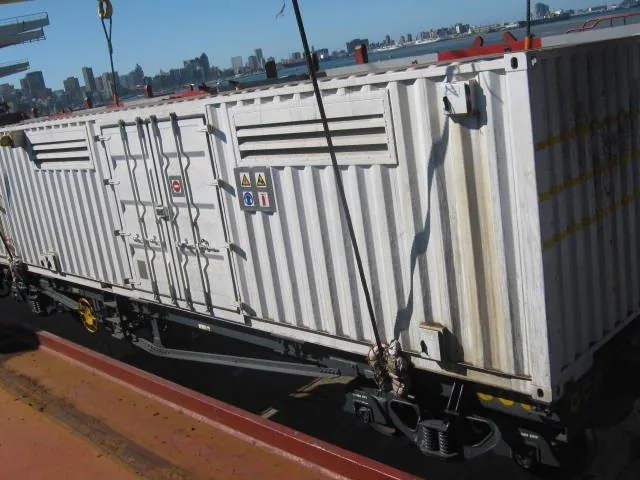 Generator wagon deck Durban skyline